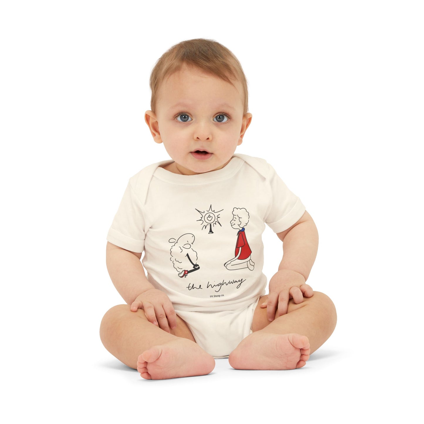 Carlo Acutis The Eucharist - 99 Sheep Signature Collection - Premium Unisex Baby Onesie
