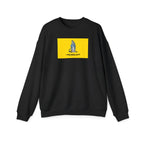 Our Lady Treads Where She Pleases - Premium Unisex Drop Shoulder Sweatshirt