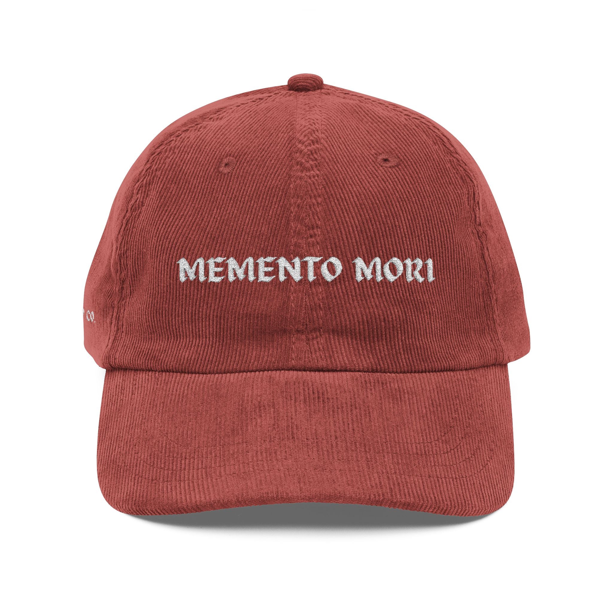 Momento Mori - Vintage Embroidery Corduroy Cap