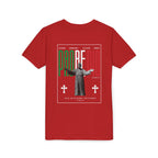 Padre Pio × Italy — "Pray, Hope, Don't Worry" Youth Tee | Saints of the Pitch
