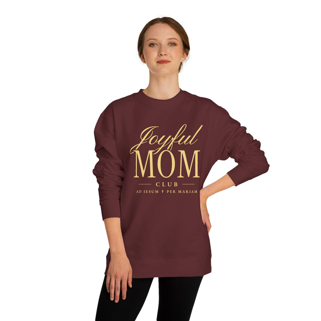 Joyful Mom Club Sweatshirt - Premium Women's Crew Neck