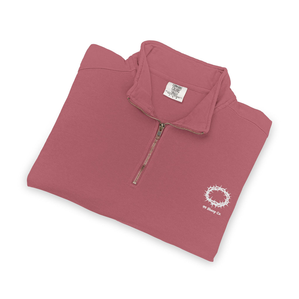 Crown of Thorns - Quarter-Zip Sweatshirt — Minimal Pullover