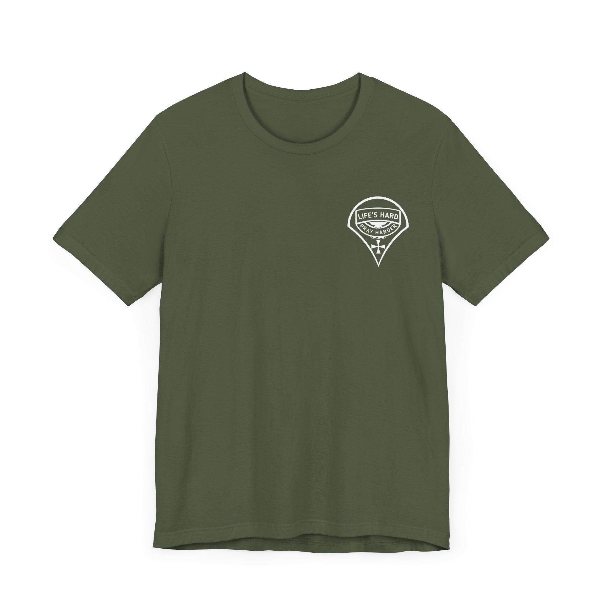 Life's Hard, Pray Harder - Premium Unisex Tee