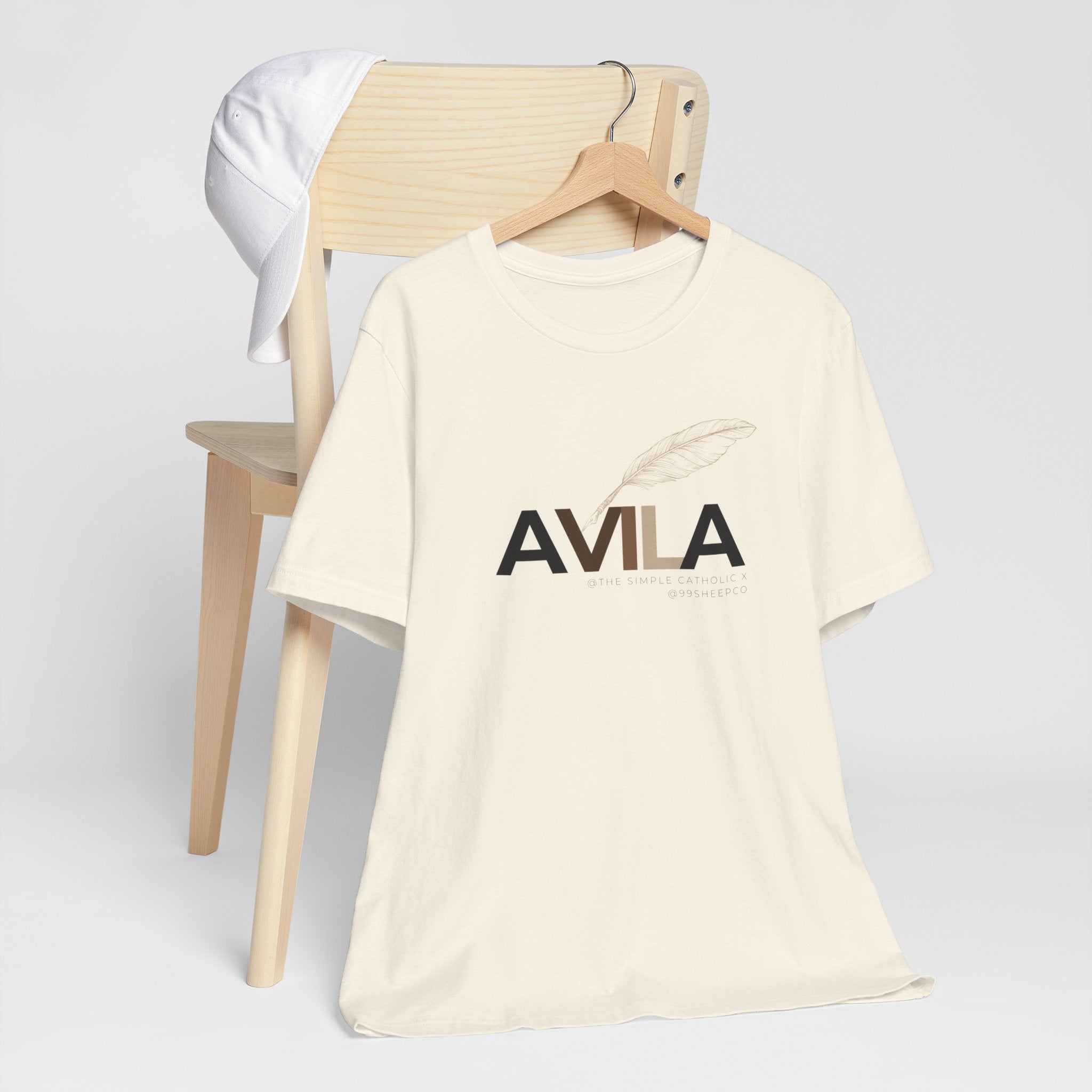 St Teresa of Avila (@TheSimpleCatholic) - Premium Unisex Tee