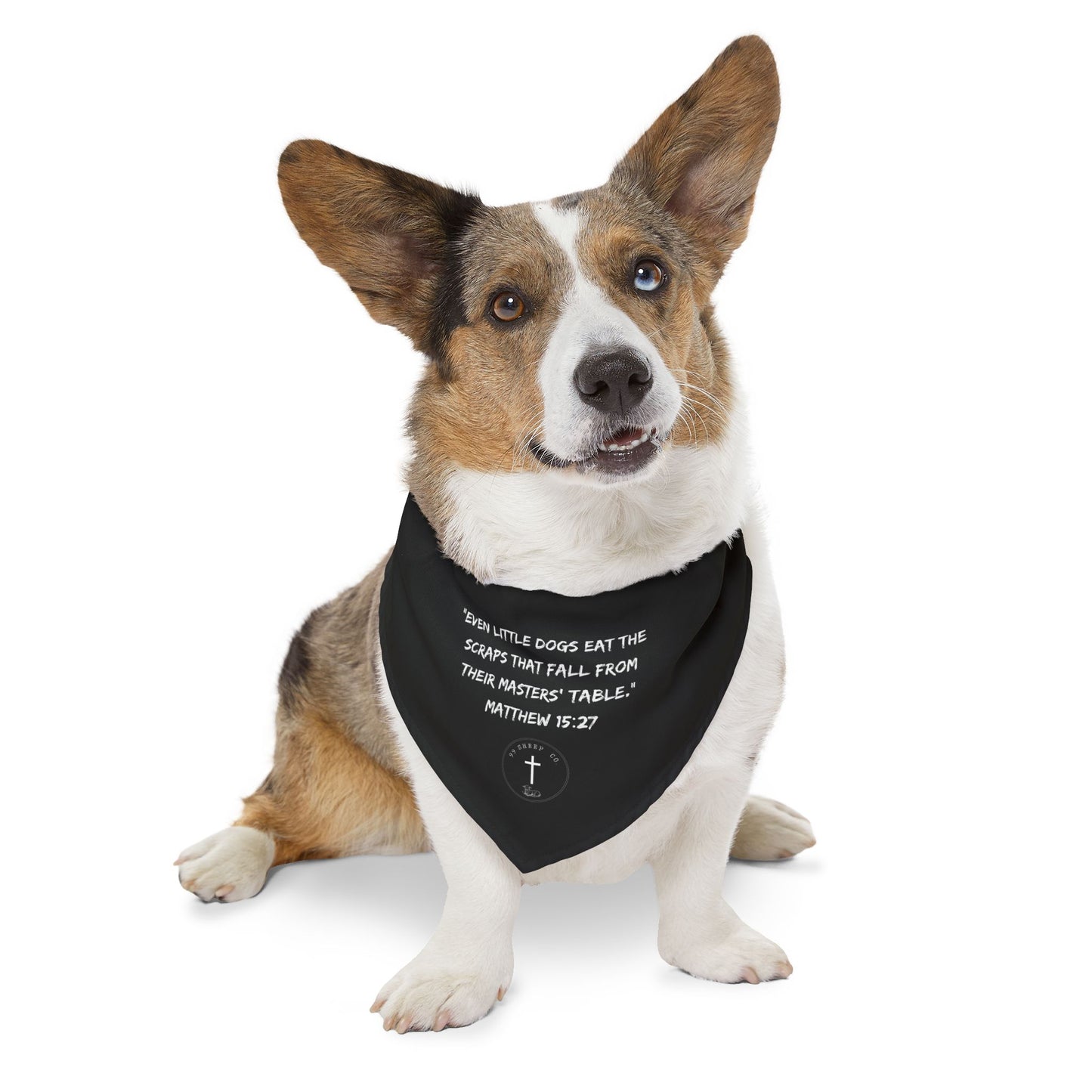 Even Little Dogs - Matthew 15: 26 - Pet Bandana