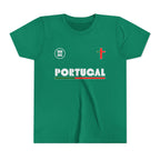 Our Lady of Fátima Catholic T-Shirt · Portugal Soccer Youth Tee · Unisex Marian Devotion Apparel · Made in USA · 100% Profits Donated · 2026