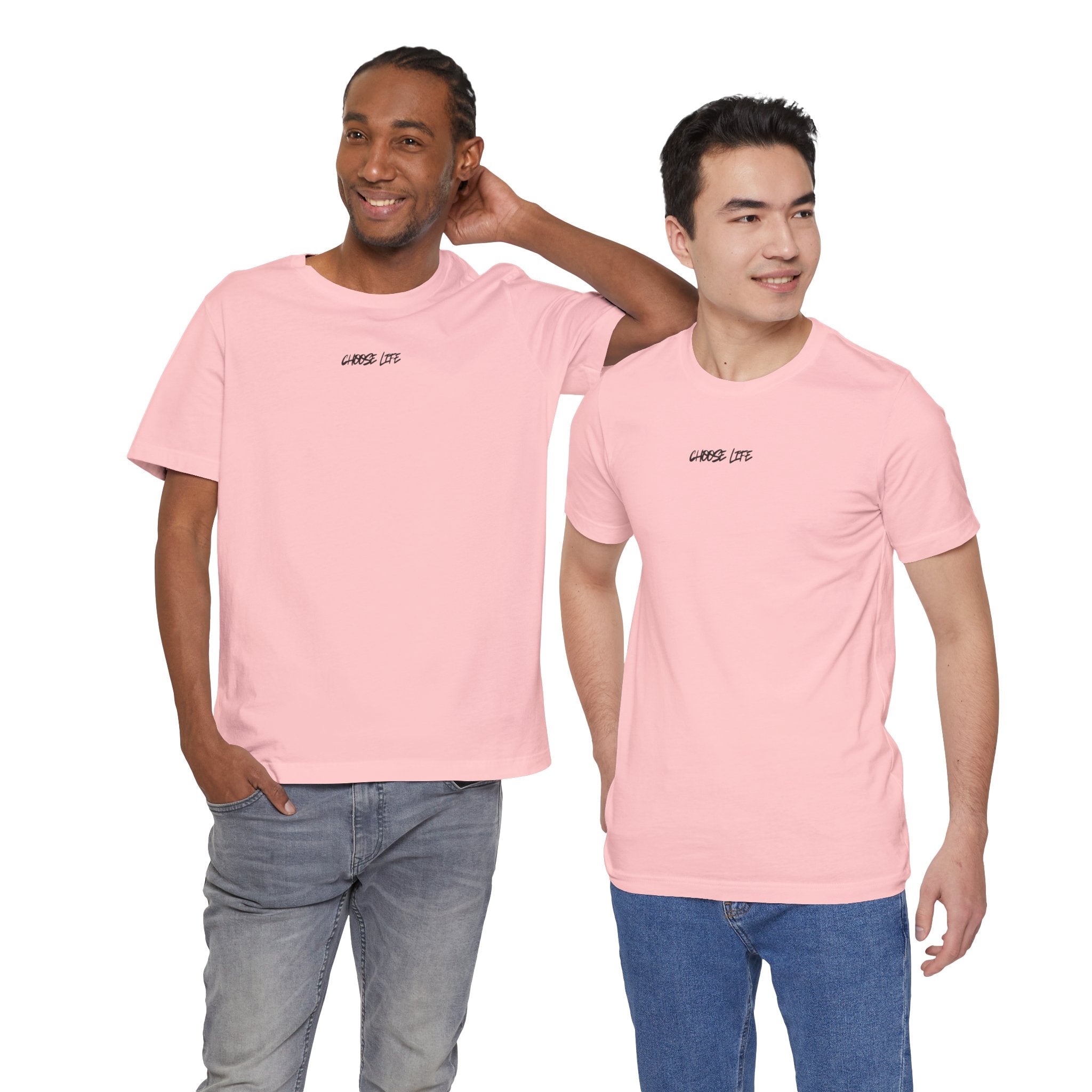 Choose Life - Unisex Tee by @thecrunchycatholicmom