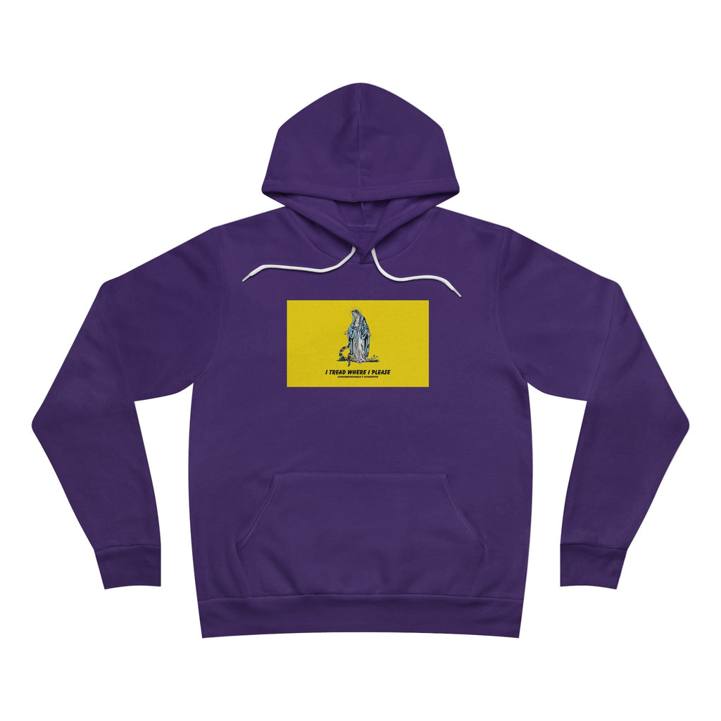 Our Lady Treads Where She Pleases - Premium Unisex Hoodie