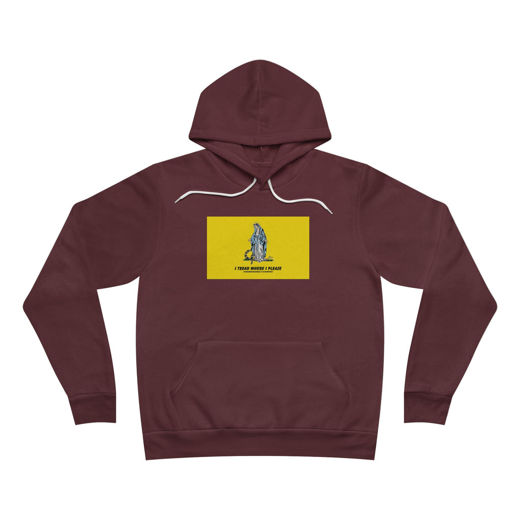 Our Lady Treads Where She Pleases - Premium Unisex Hoodie