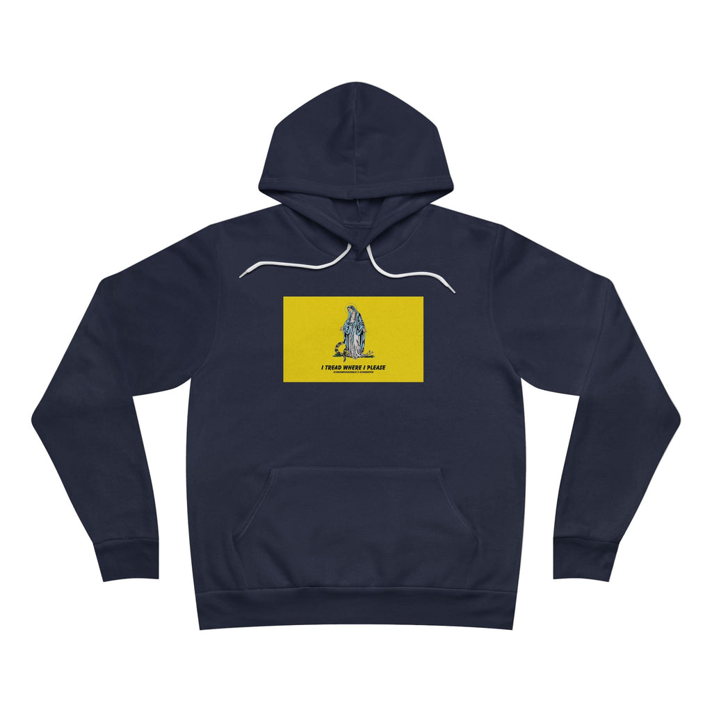 Our Lady Treads Where She Pleases - Premium Unisex Hoodie