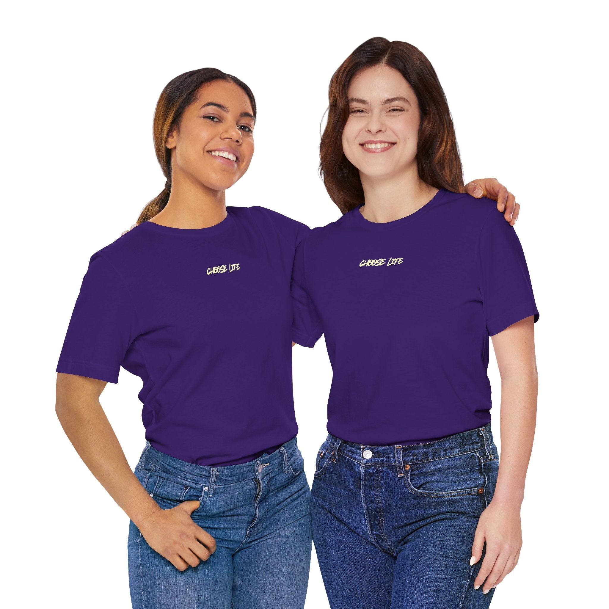 Choose Life - Unisex Tee by @thecrunchycatholicmom