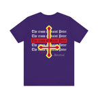 Saint Peter Cross Graphic Tee — Retro Gothic Unisex TShirt