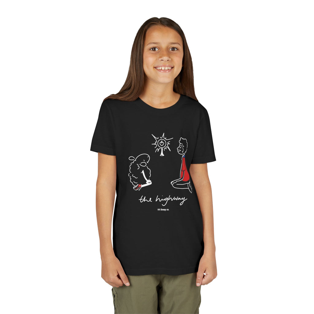 Carlo Acutis The Eucharist - 99 Sheep Signature Collection - Premium Unisex Youth Shirt