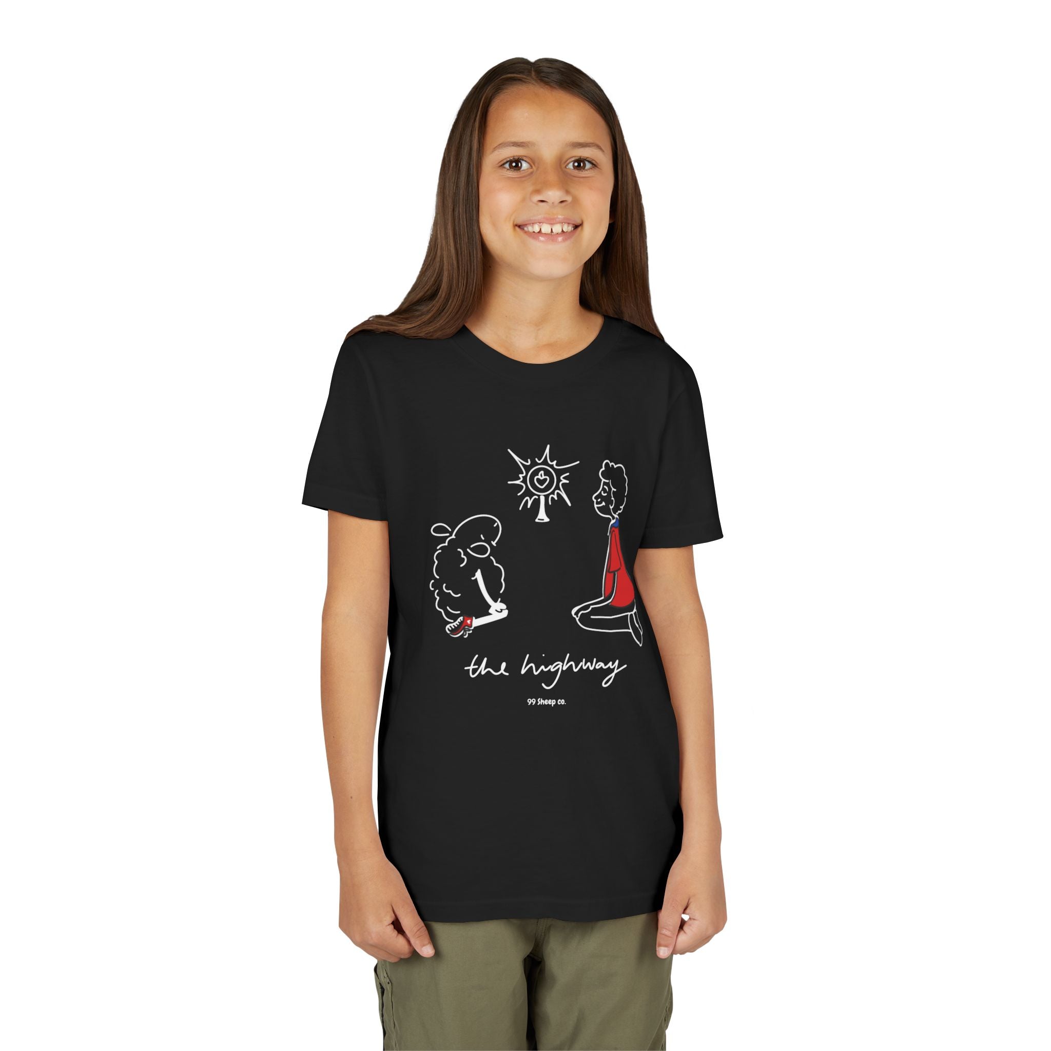 Carlo Acutis The Eucharist - 99 Sheep Signature Collection - Premium Unisex Youth Shirt