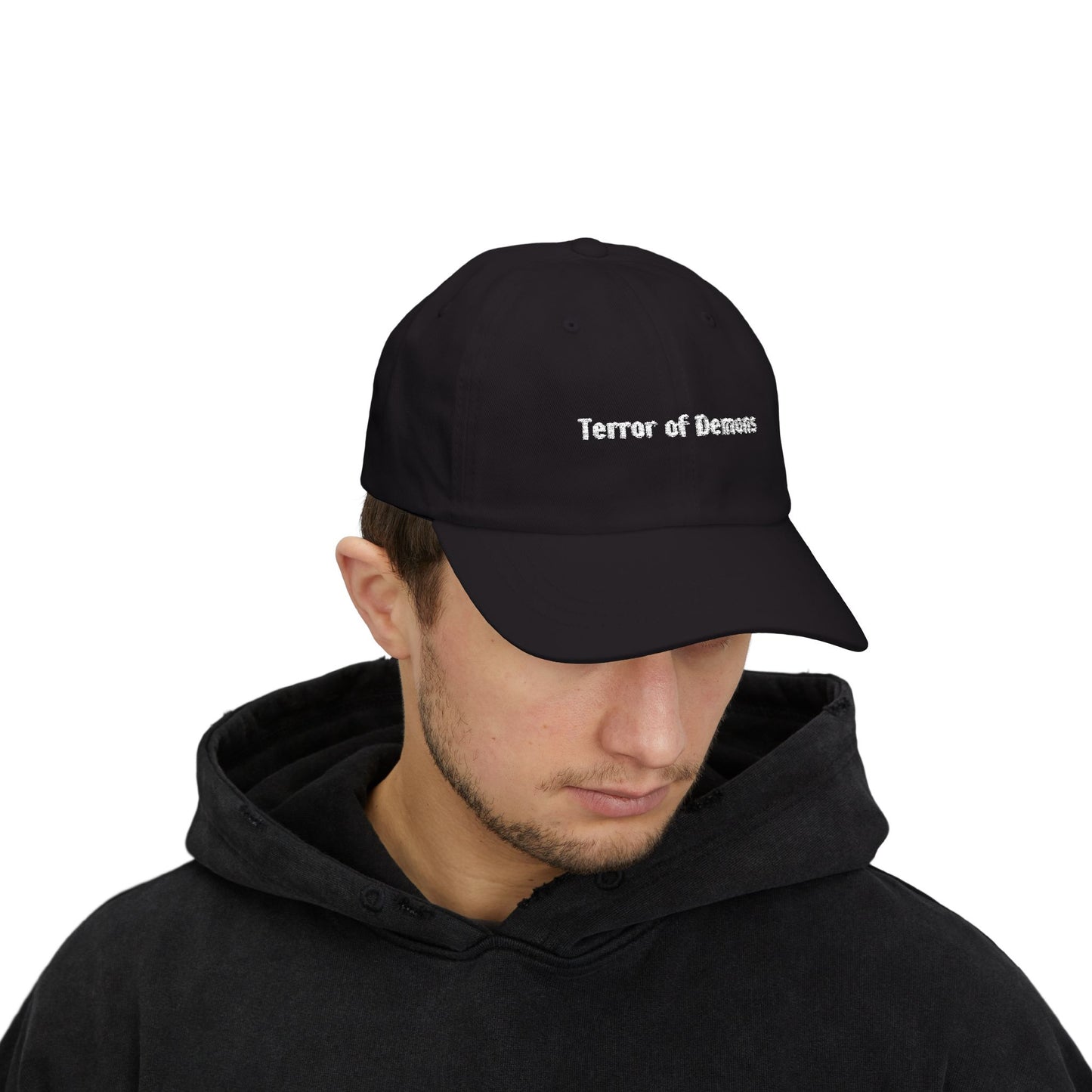 St. Joseph - Terror of Demons - Classic Dad Cap (White Embroidery)