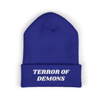 Terror of Demons Embroidered Cuffed Beanie Unisex