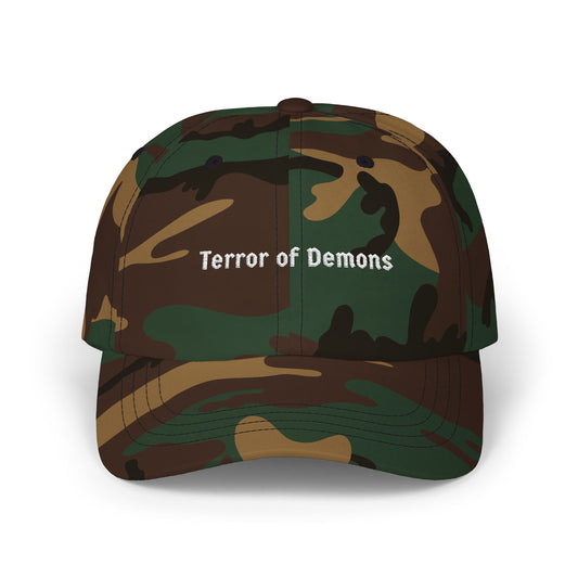 St. Joseph - Terror of Demons - Classic Dad Cap (White Embroidery)