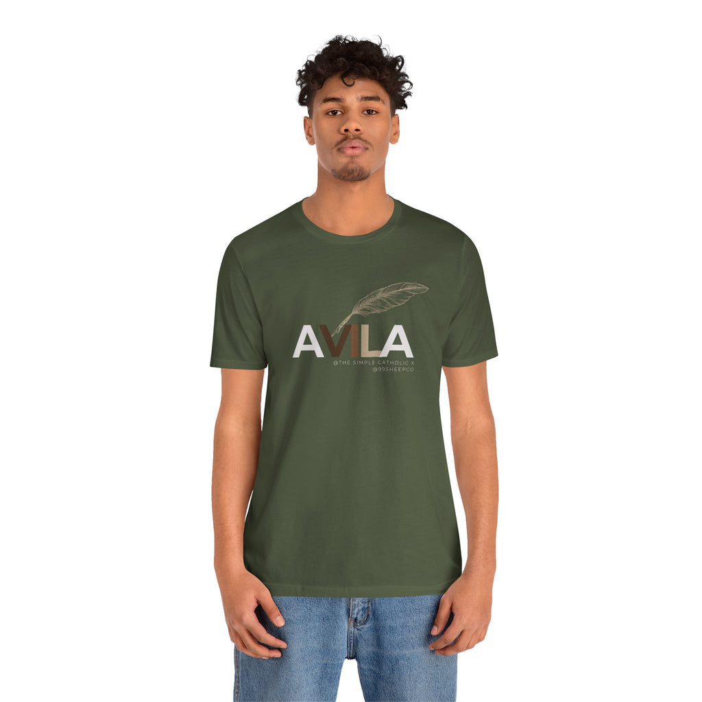 St Teresa of Avila (@TheSimpleCatholic) - Premium Unisex Tee