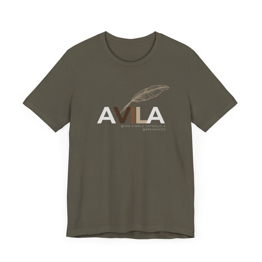 St Teresa of Avila (@TheSimpleCatholic) - Premium Unisex Tee