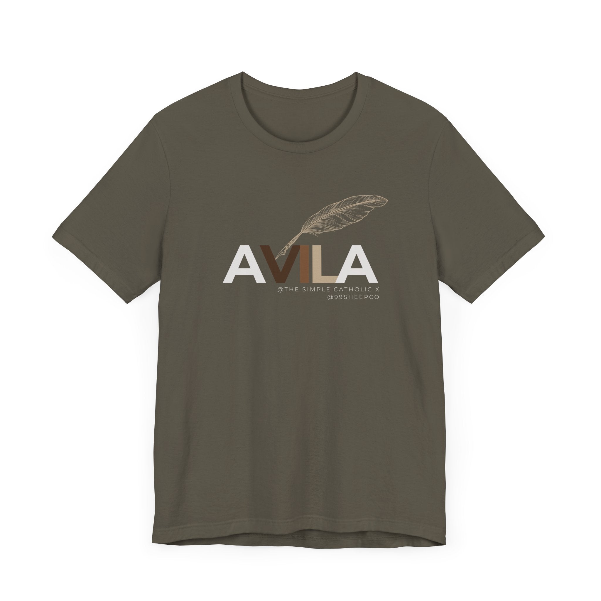 St Teresa of Avila (@TheSimpleCatholic) - Premium Unisex Tee