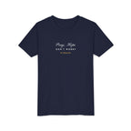 Padre Pio × Italy — "Pray, Hope, Don't Worry" Youth Tee | Saints of the Pitch