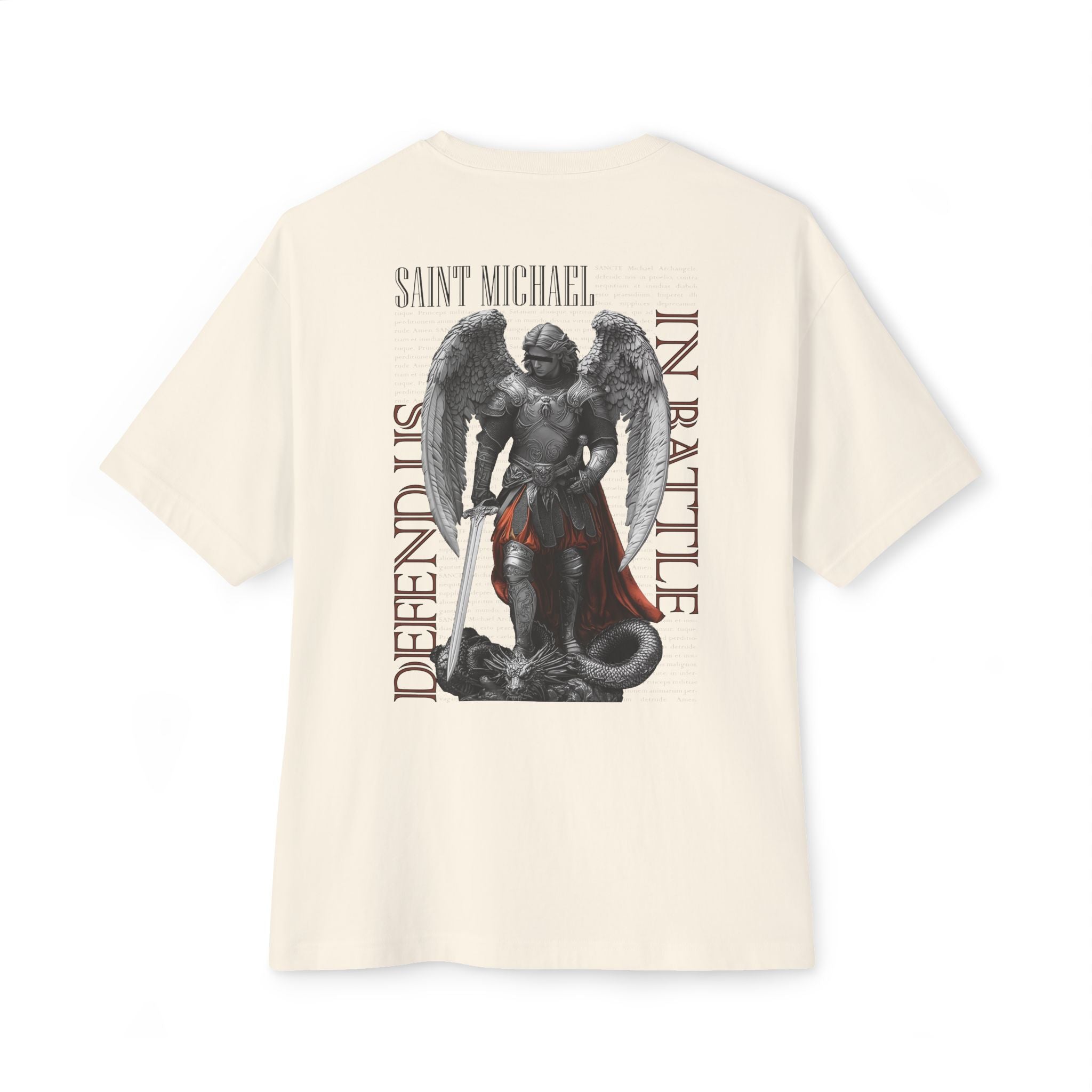 St. Michael the Archangel -  Unisex Oversized Boxy Tee