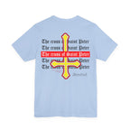 Saint Peter Cross Graphic Tee — Retro Gothic Unisex TShirt