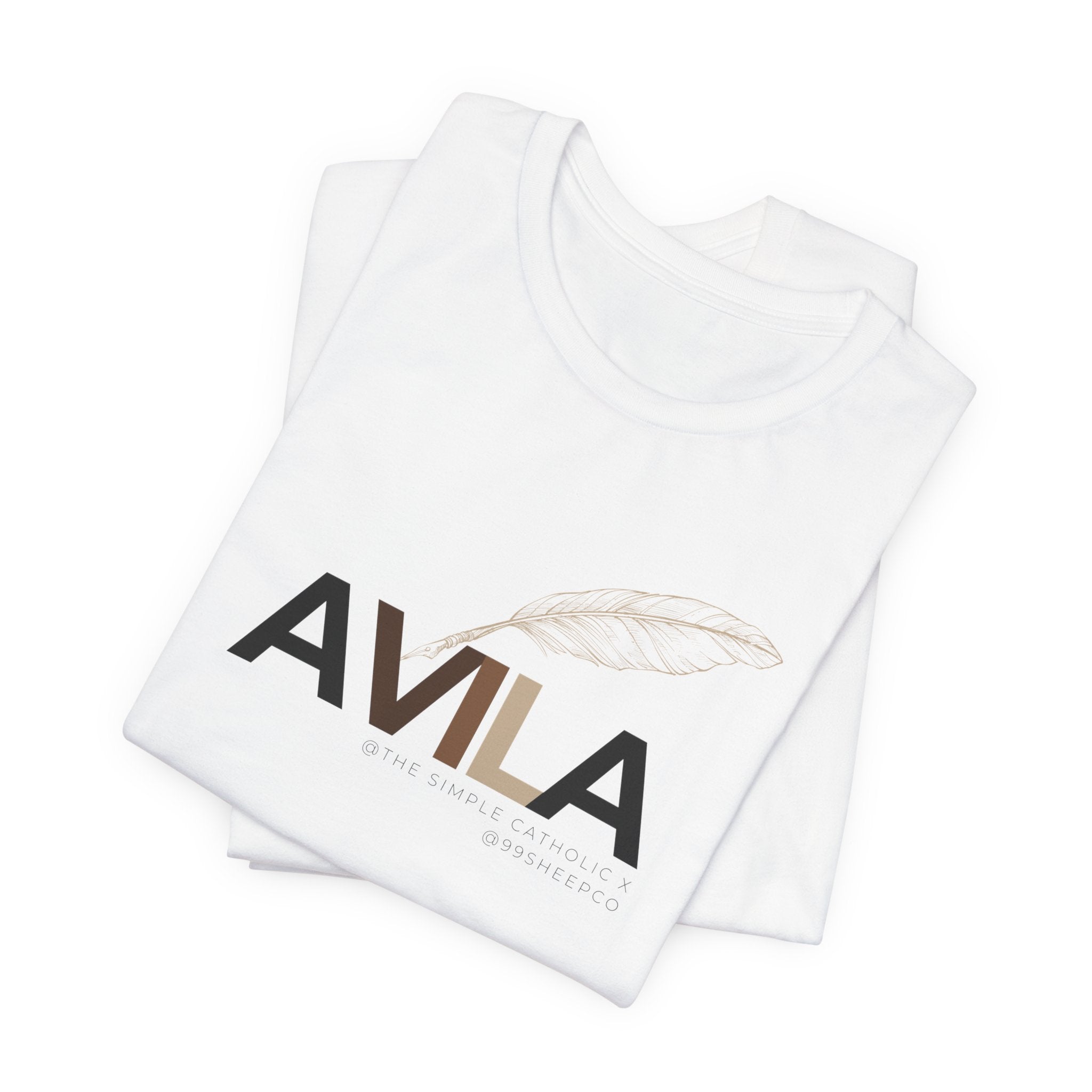 St Teresa of Avila (@TheSimpleCatholic) - Premium Unisex Tee