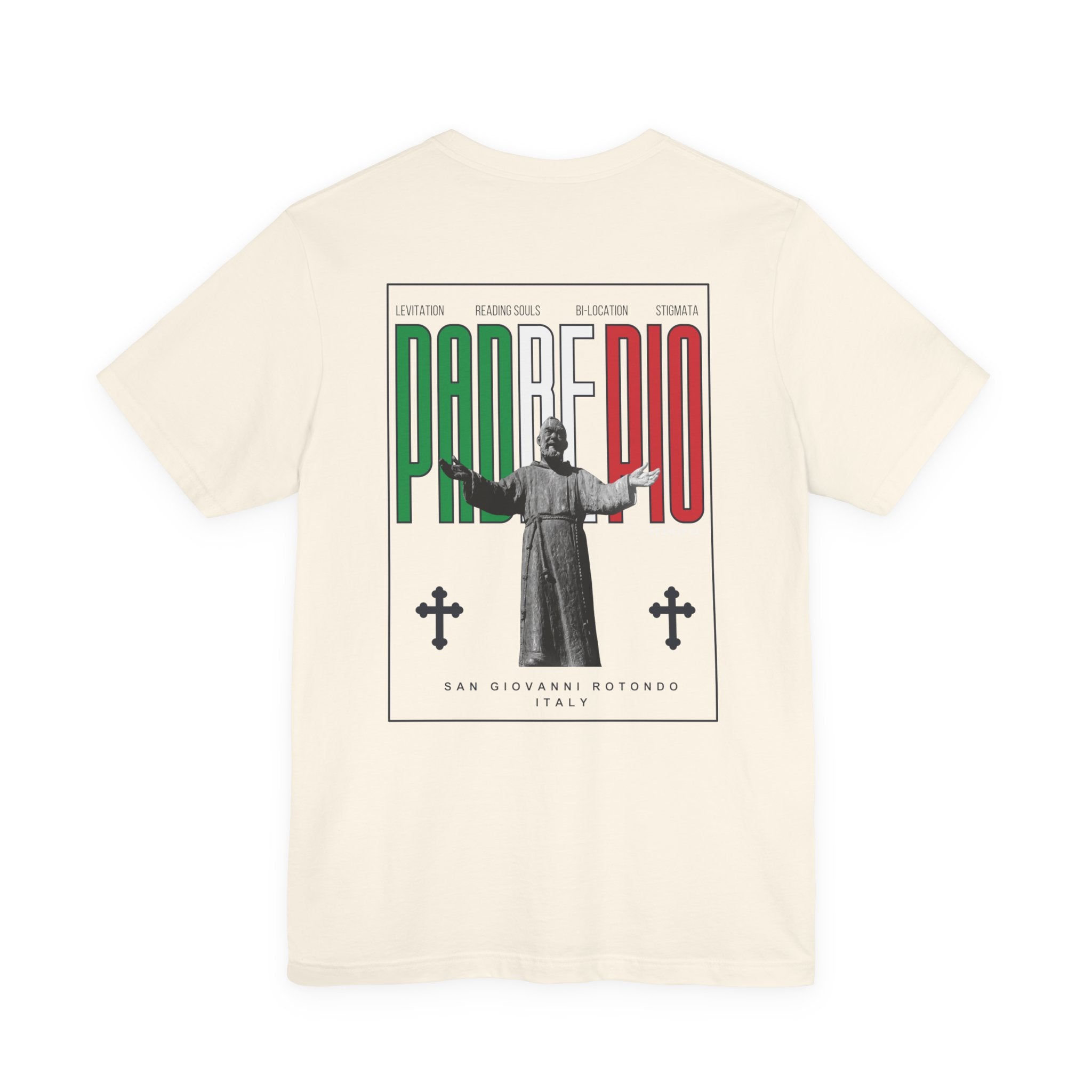 Padre Pio × Italy — "Pray, Hope, Don't Worry" Tee | Saints of the Pitch