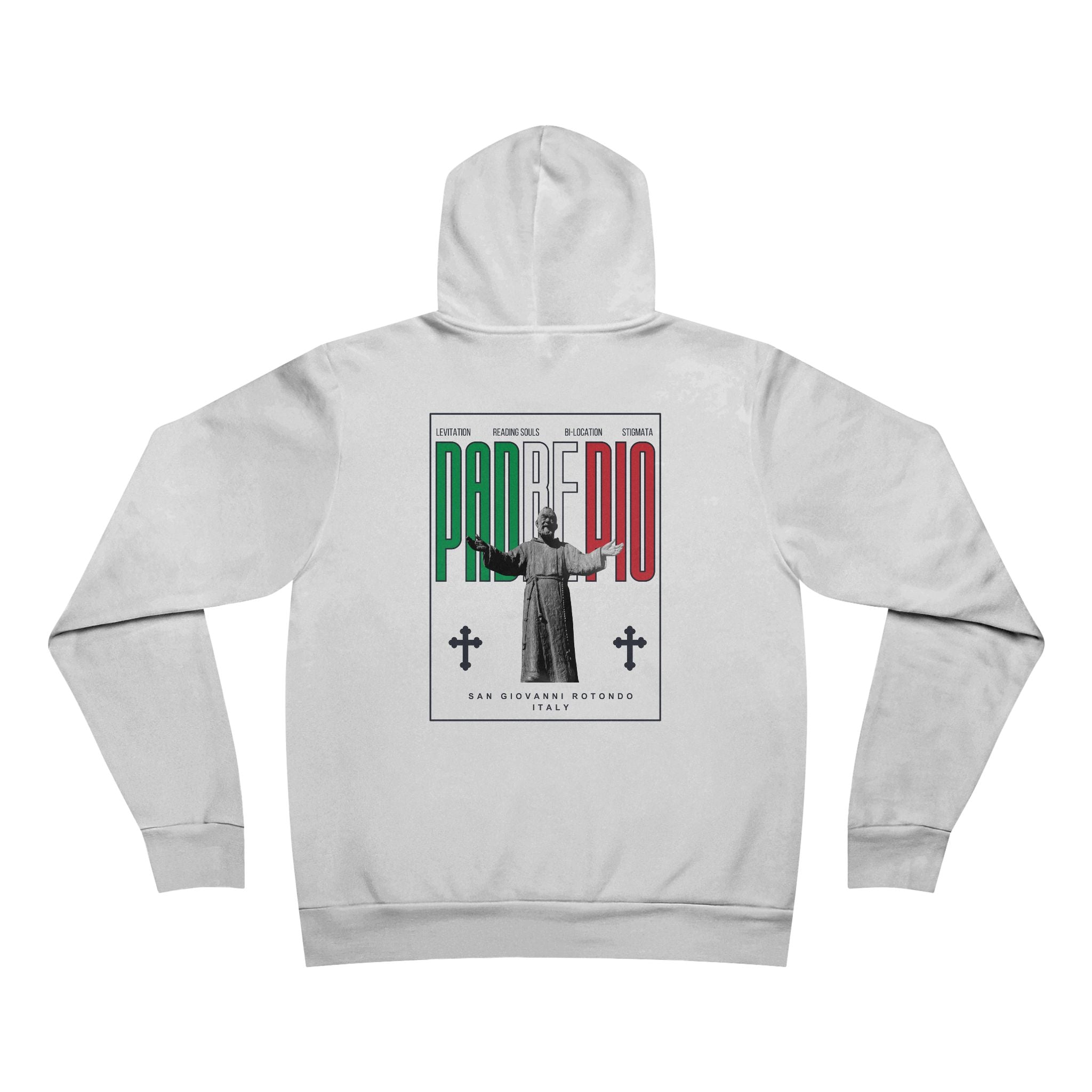 Padre Pio × Italy — "Pray, Hope, Don't Worry" Hoodie | Saints of the Pitch
