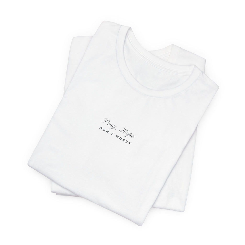 Padre Pio × Italy — "Pray, Hope, Don't Worry" Tee | Saints of the Pitch
