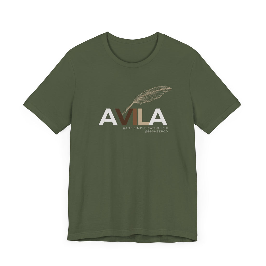 St Teresa of Avila (@TheSimpleCatholic) - Premium Unisex Tee