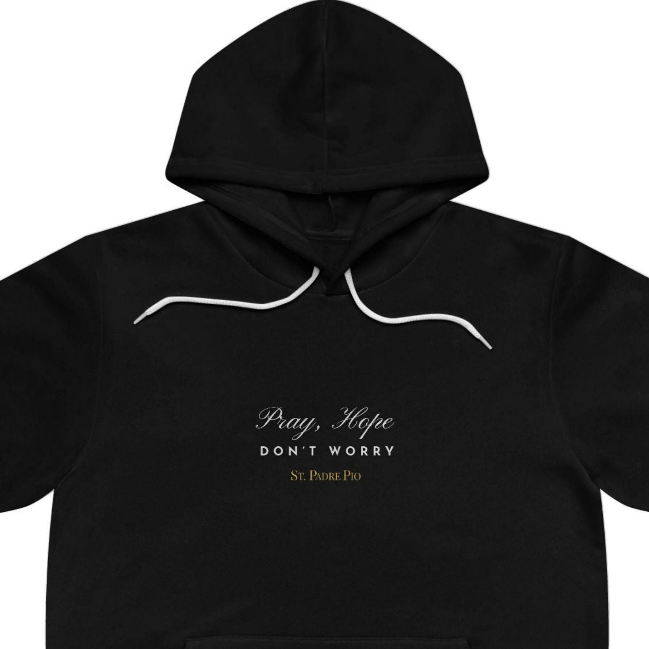 It begins with a hoodie.