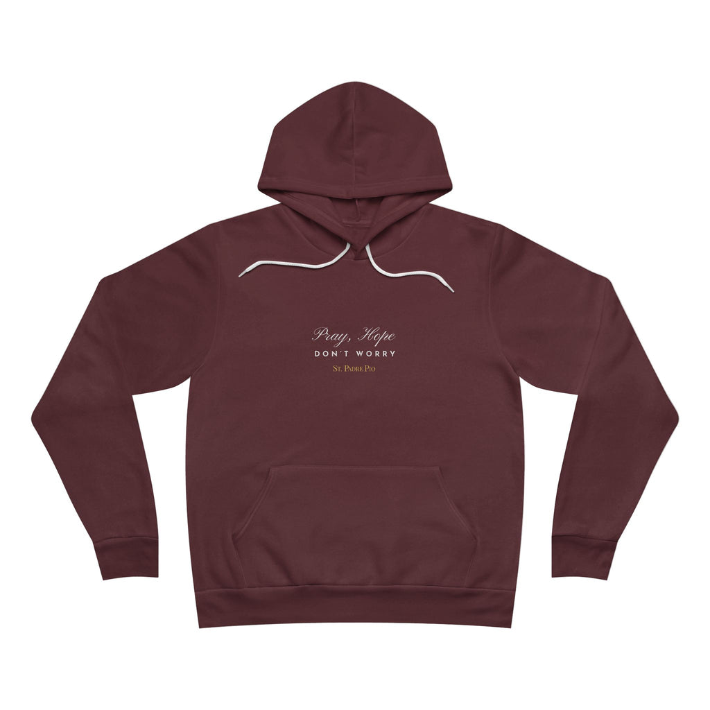 Padre Pio × Italy — "Pray, Hope, Don't Worry" Hoodie | Saints of the Pitch
