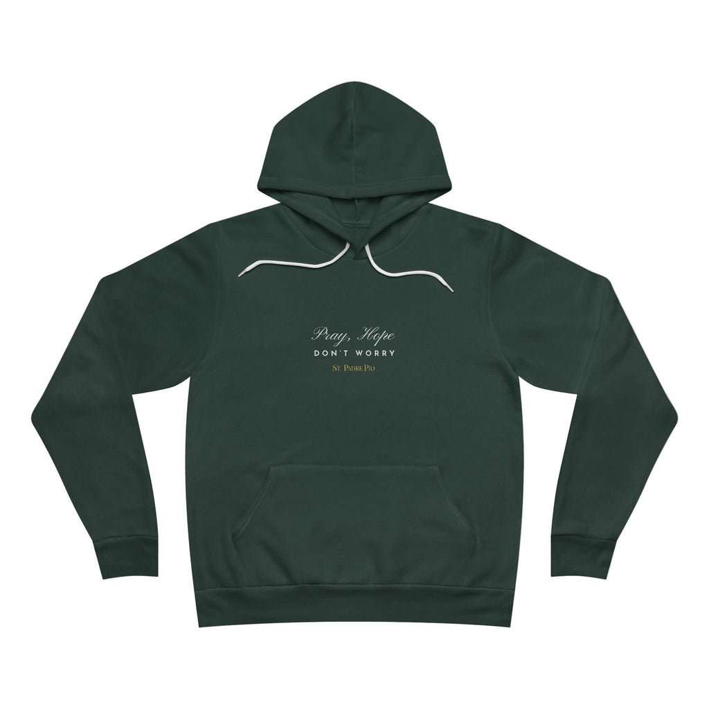 Padre Pio × Italy — "Pray, Hope, Don't Worry" Hoodie | Saints of the Pitch