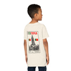 Our Lady of Fátima Catholic T-Shirt · Portugal Soccer Youth Tee · Unisex Marian Devotion Apparel · Made in USA · 100% Profits Donated · 2026