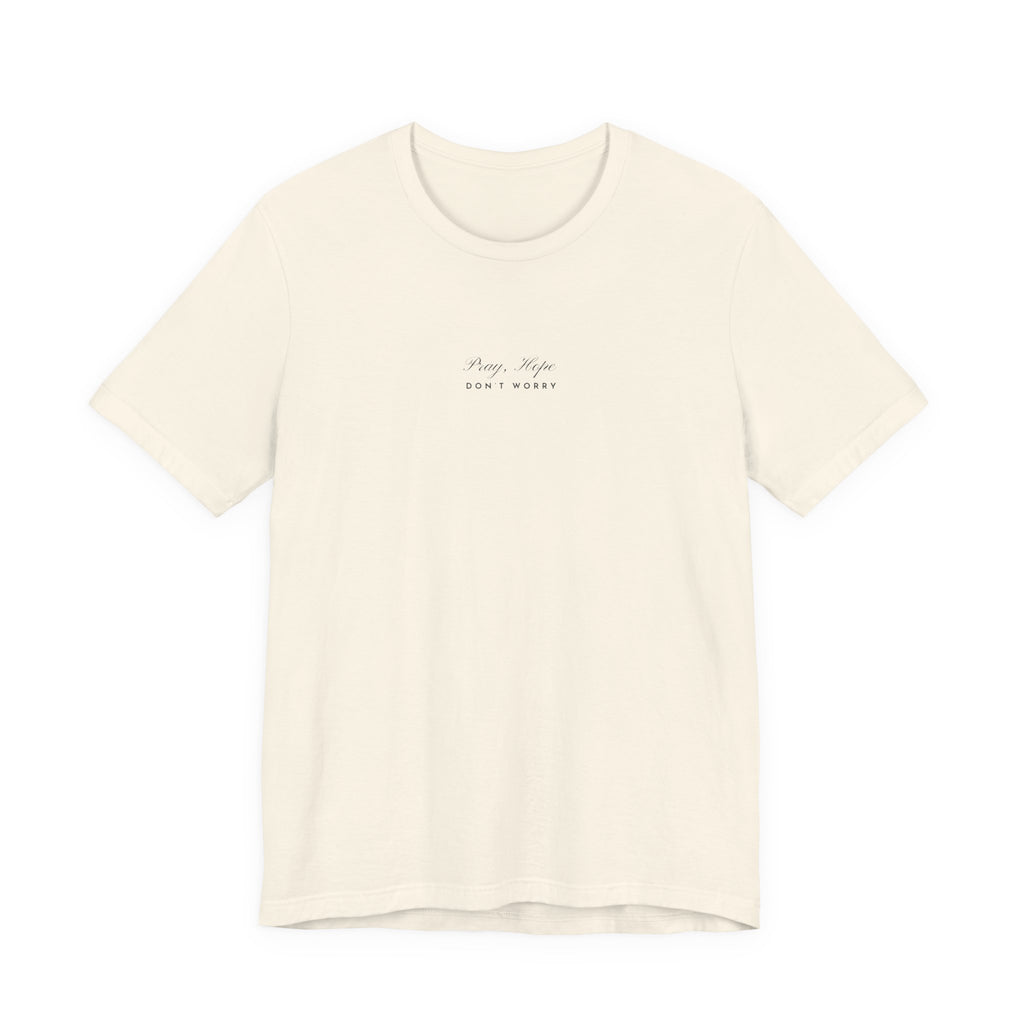 Padre Pio × Italy — "Pray, Hope, Don't Worry" Tee | Saints of the Pitch