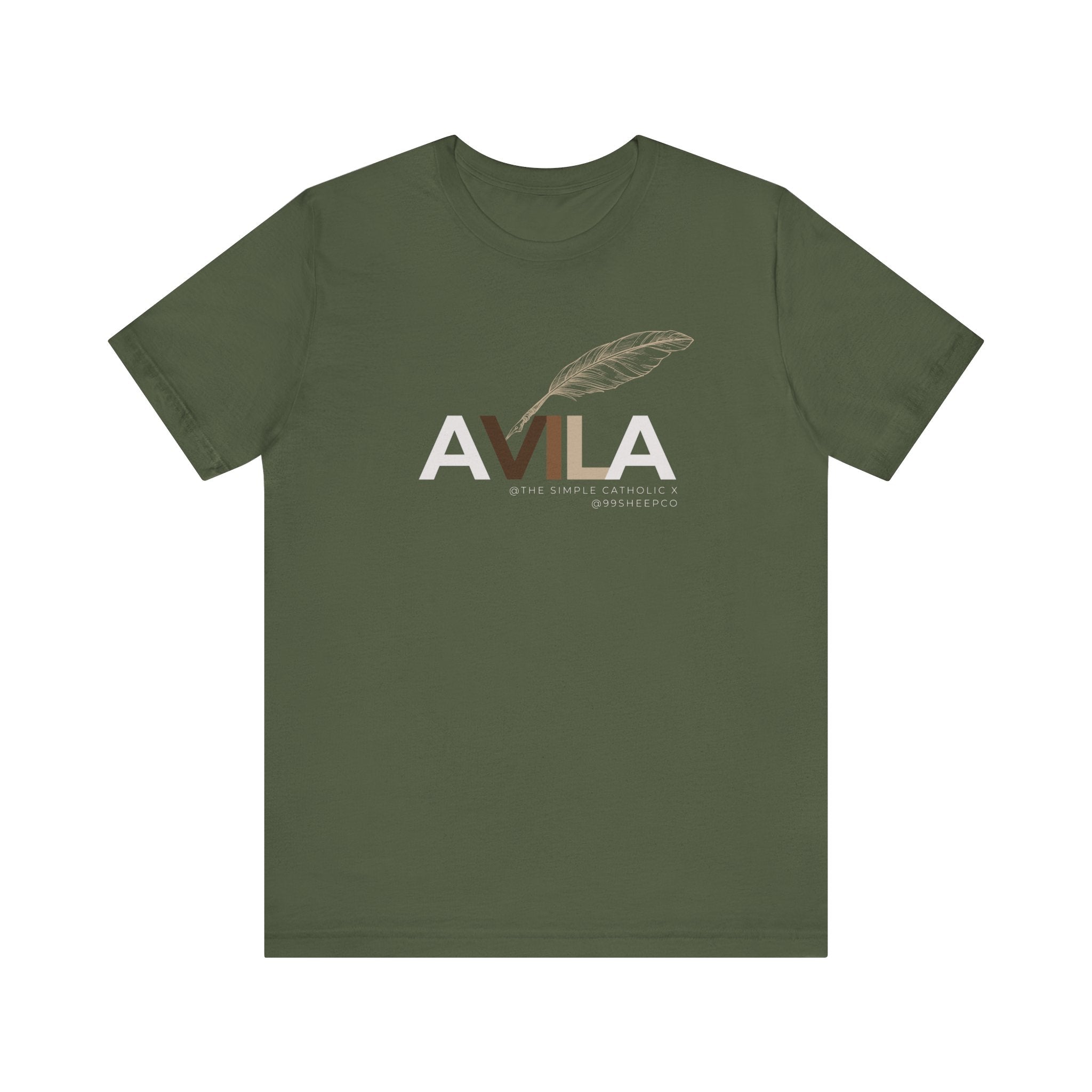 St Teresa of Avila (@TheSimpleCatholic) - Premium Unisex Tee