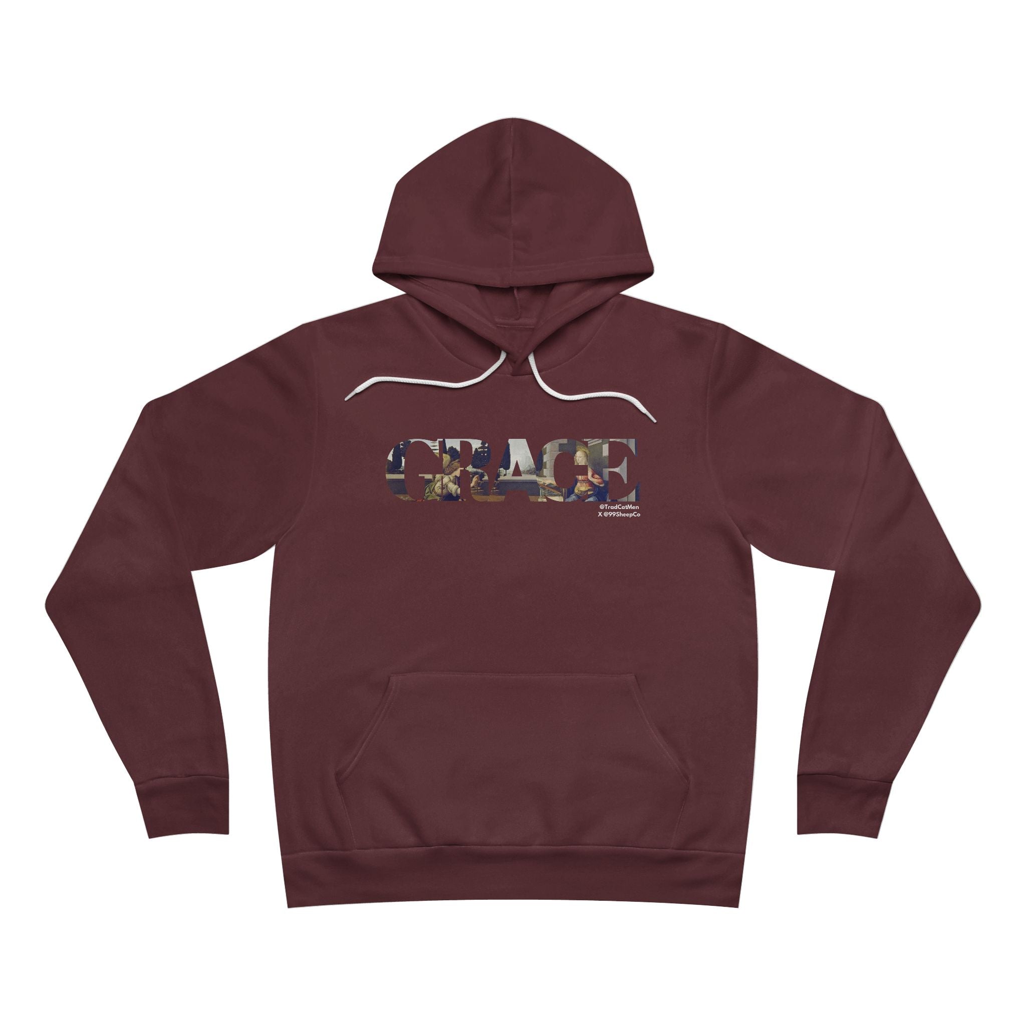 Sacramental Grace Premium Unisex Hoodie -  Annunciation & Eucharist