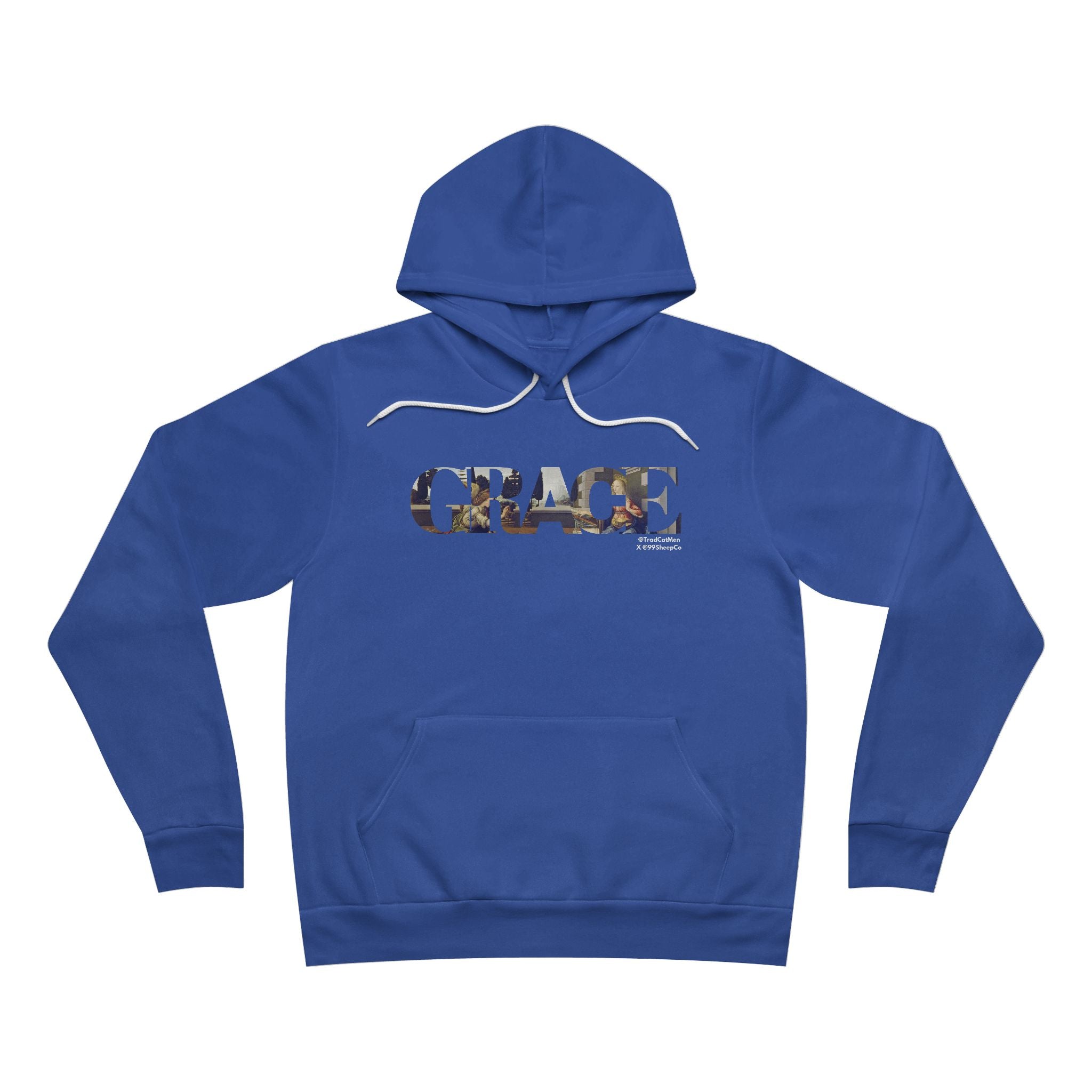 Sacramental Grace Premium Unisex Hoodie -  Annunciation & Eucharist