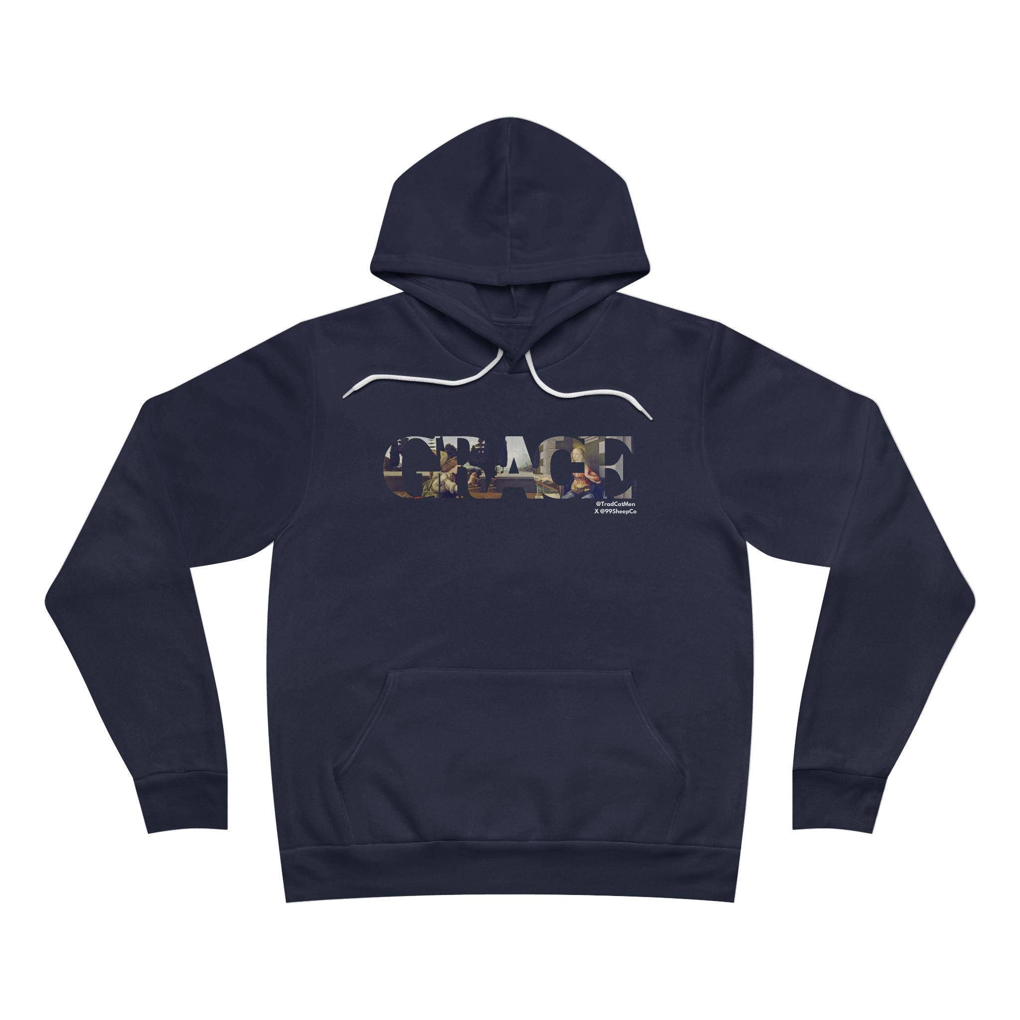 Sacramental Grace Premium Unisex Hoodie -  Annunciation & Eucharist