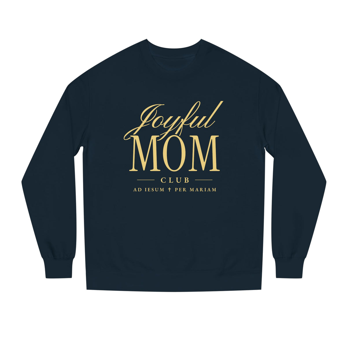 Joyful Mom Club Sweatshirt - Premium Women's Crew Neck