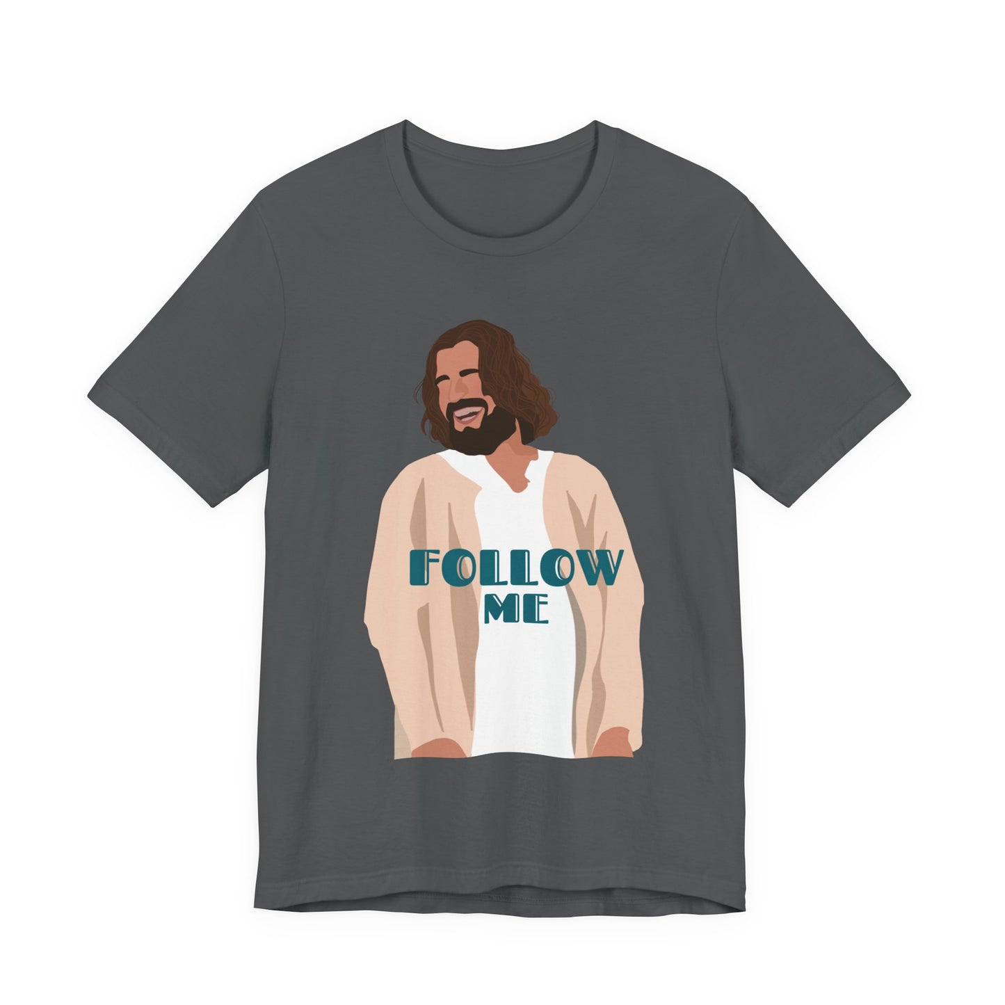 Jesus - Follow Me - 99 Sheep Signature Collection - Premium Unisex Adult Tee Shirt