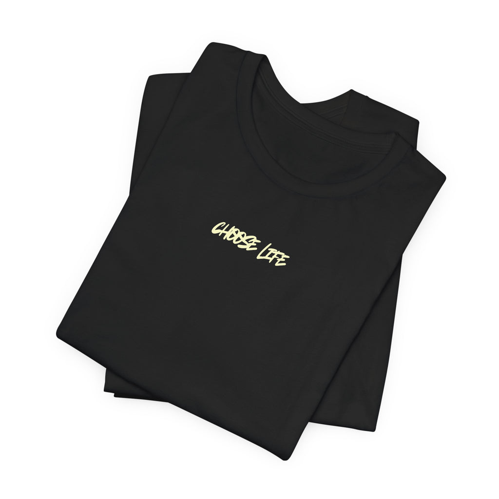 Choose Life - Unisex Tee by @thecrunchycatholicmom
