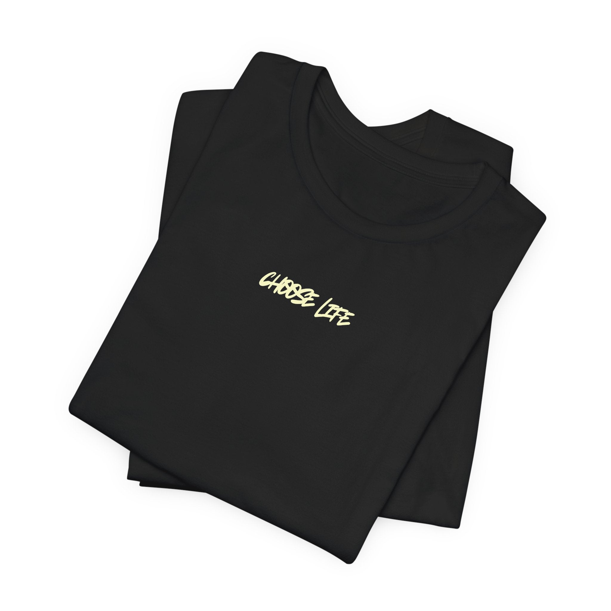 Choose Life - Unisex Tee by @thecrunchycatholicmom