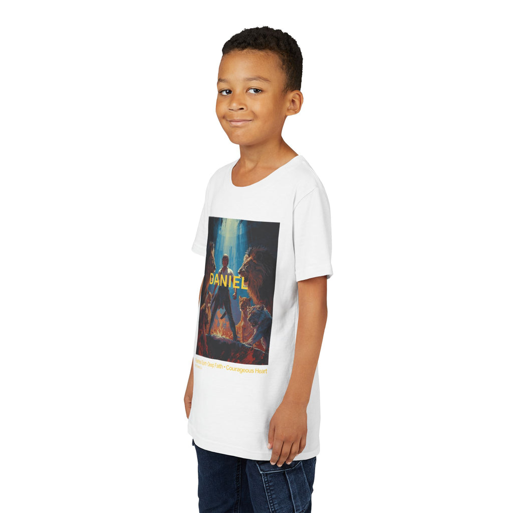 Daniel in the Lion's Den - Unisex - Youth Short Sleeve Tee - Graphic Shirt