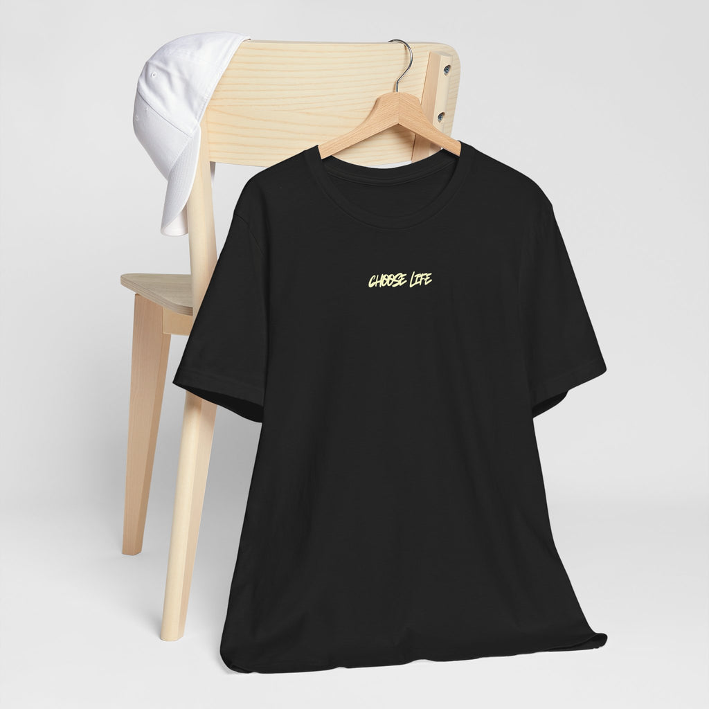 Choose Life - Unisex Tee by @thecrunchycatholicmom