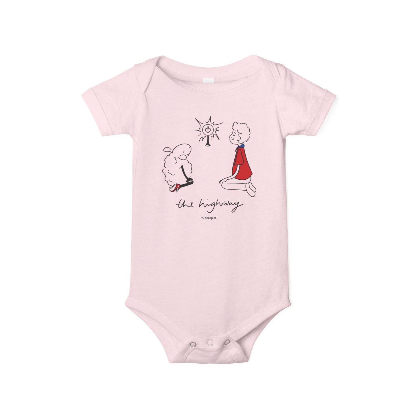 Carlo Acutis The Eucharist - 99 Sheep Signature Collection - Premium Unisex Baby Onesie