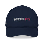 Love them BOTH - Pro Life Frenchie - Embroidered Organic Baseball Cap