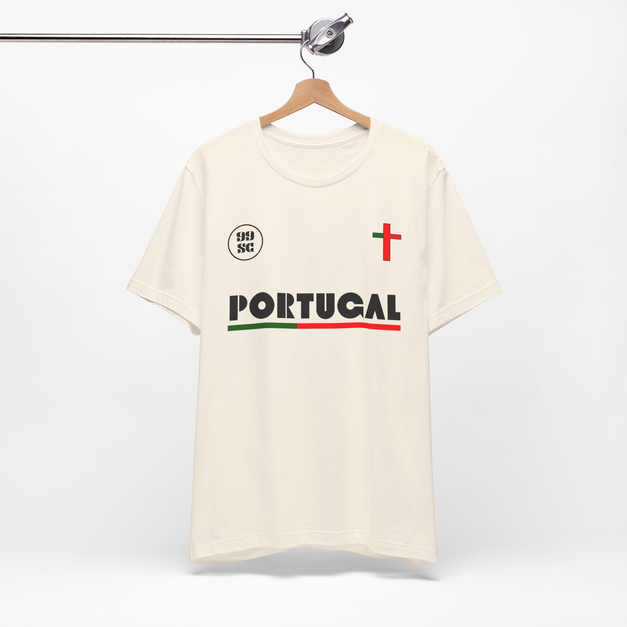 Our Lady of Fátima Catholic T-Shirt · Portugal Soccer Tee · Marian Devotion Apparel · Made in USA · 100% Profits Donated · 2026
